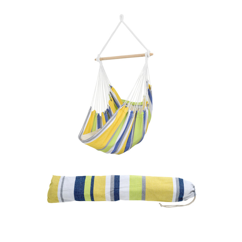 Relax Relax Hanging Chair, Yellow/Green/Blue