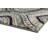 Martello Geometric Modern Contemporary Seafoam/Brown Indoor Area Rug for Living Room, Bedroom, Dining Room-20075540