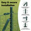 Vidaxl Fence With Posts Steel-116798220-116798222