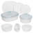 Ensemble de plats de cuisson en grès de 12 pièces Corningware