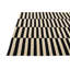 Tapis noir et blanc Pegues