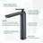 Matte Black Bathroom Faucet - Single Hole Handle With High Arc. Made Of Solid Brass, To Rust & Corrosion. Features Large-Flow Spout And Ceramic Disc Cartridge For A Seamless Experience. For