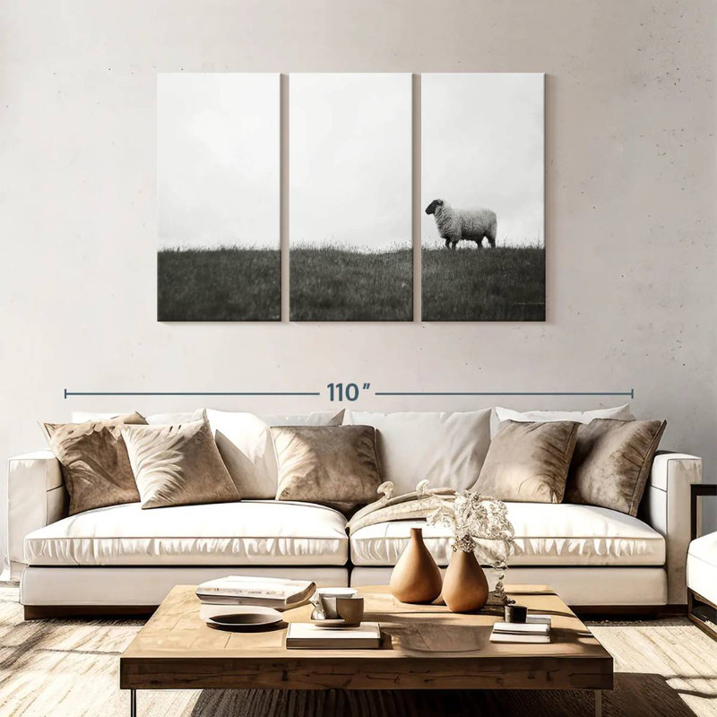 Brampt Islay Sheep II, H 48 po x l 74 po