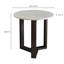 Hollins Marble Cross Legs End Table-1915124123