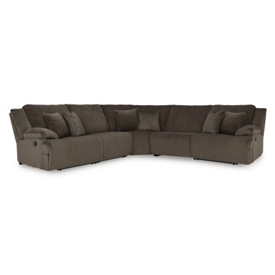 Top Tier Alloy 5-Piece Reclining Sectional