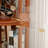 Corner Cabinet, Antique, Glass, - Display Case For Living Room, Collectibles, Wine And Bar Storage-1491303016