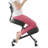 Adjustable Height Ergonomic Kneeling Chair With Backrest And Wheel Brake