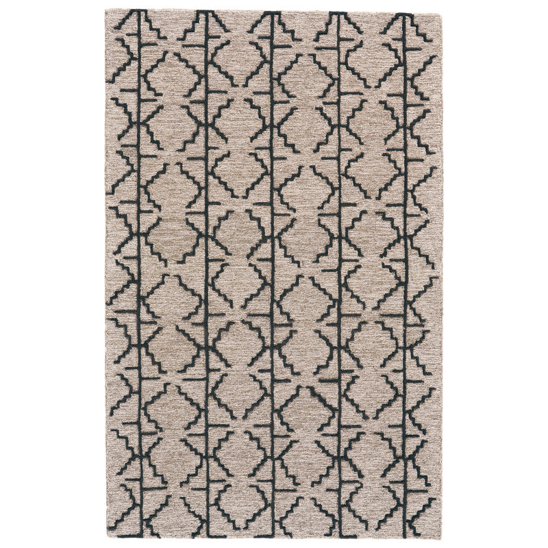 Hand Tufted Wool Indoor Rug, Rectangle 2' x 3'