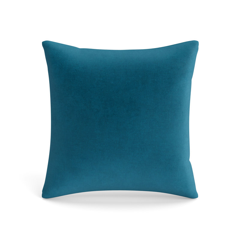 Modern Velvet Pillow , Azure
