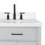 Meuble-lavabo double en bois massif Tidworth avec plateau en quartz blanc de 1,5 po-818783555-851666852