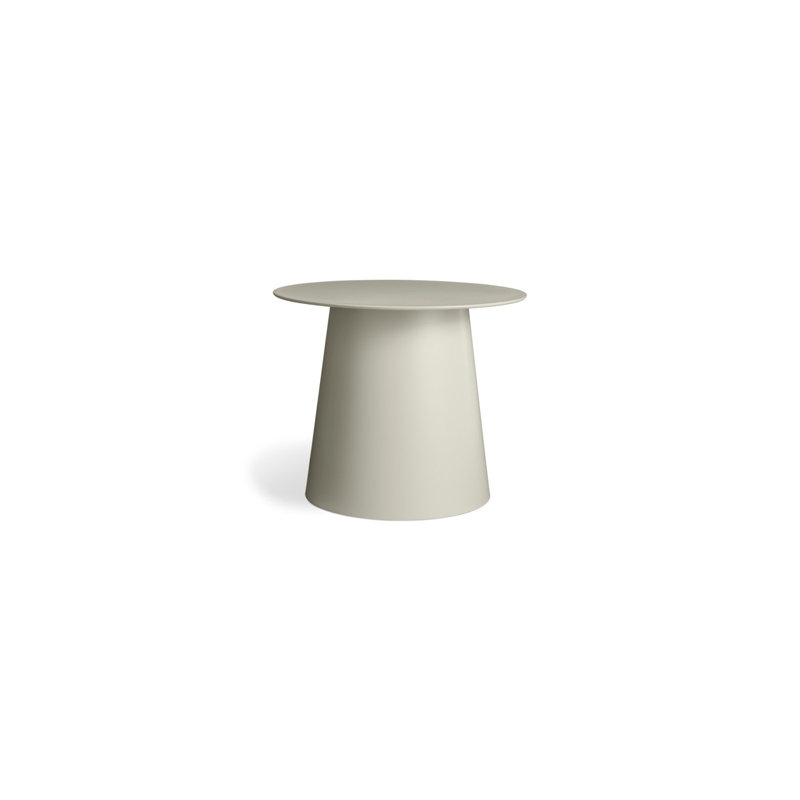 Circula End Table, 12" H x 15" W x 15" D, Putty