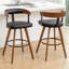 Tabourets de bar pivotants en cuir Modern-2105635185-2105635187
