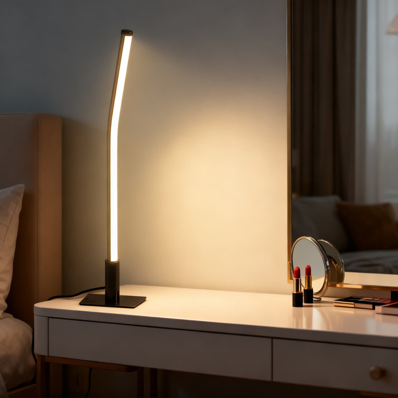 Ensemble de 2 lampes de table minces en métal Slim