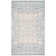 Tapis oriental gris / bleu / ivoire Teadora