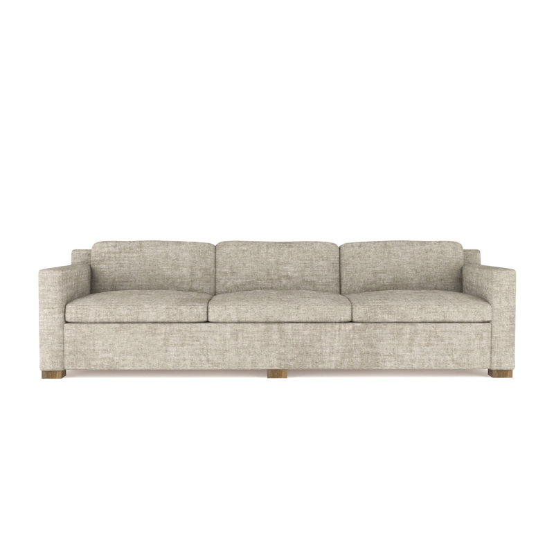 Canapé Mercer, H 33,5 po x l 120 po x P 39 po, Velours écrasé huître, Patiné