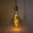 Scorpio Plug-In LED Vintage Pendant Lamp with Organic Shaped Amber Glass Bulb