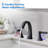 Widespread 2-handle Bathroom Faucet with Drain Assembly-58689372