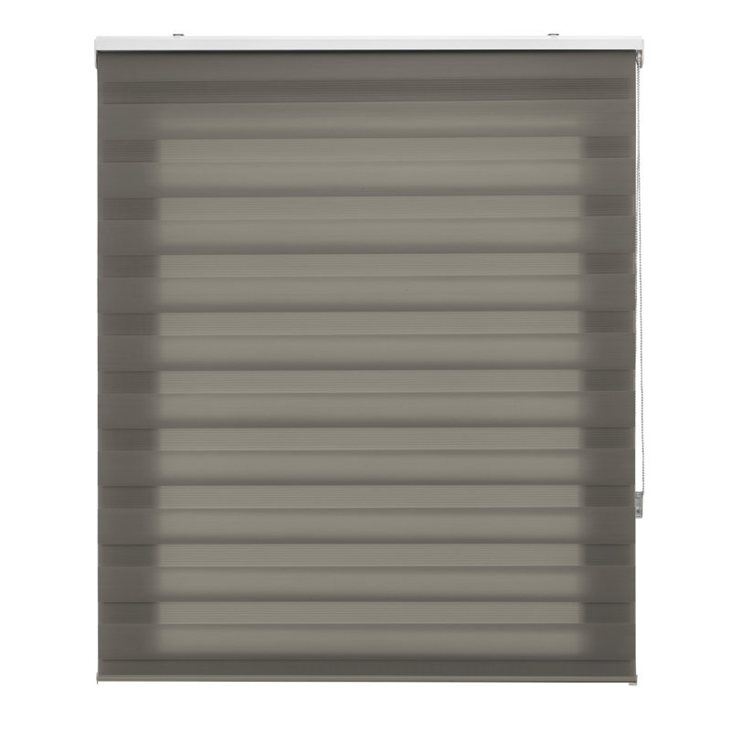 Semi Sheer Zebra Shades, 120x250, anthracite