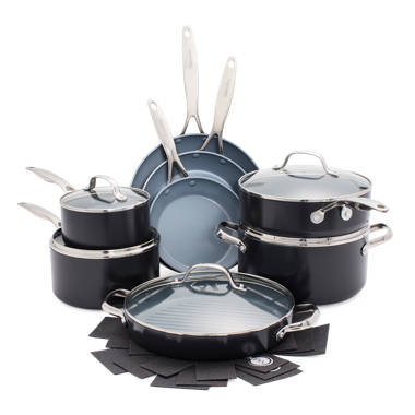 Kitchara 10 - Piece Stainless Steel (18/10) Cookware Set