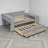 Full Daybed With Trundle, Desk, Charging Station And Storage-2068558922