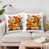 Aquarelle renard orange et brun