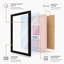 Soft Pink Swatch Minimalist - Framed Print-1743377926-1743377931