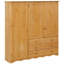 Rolla 3 Door Solid Wood Wardrobe-28040476
