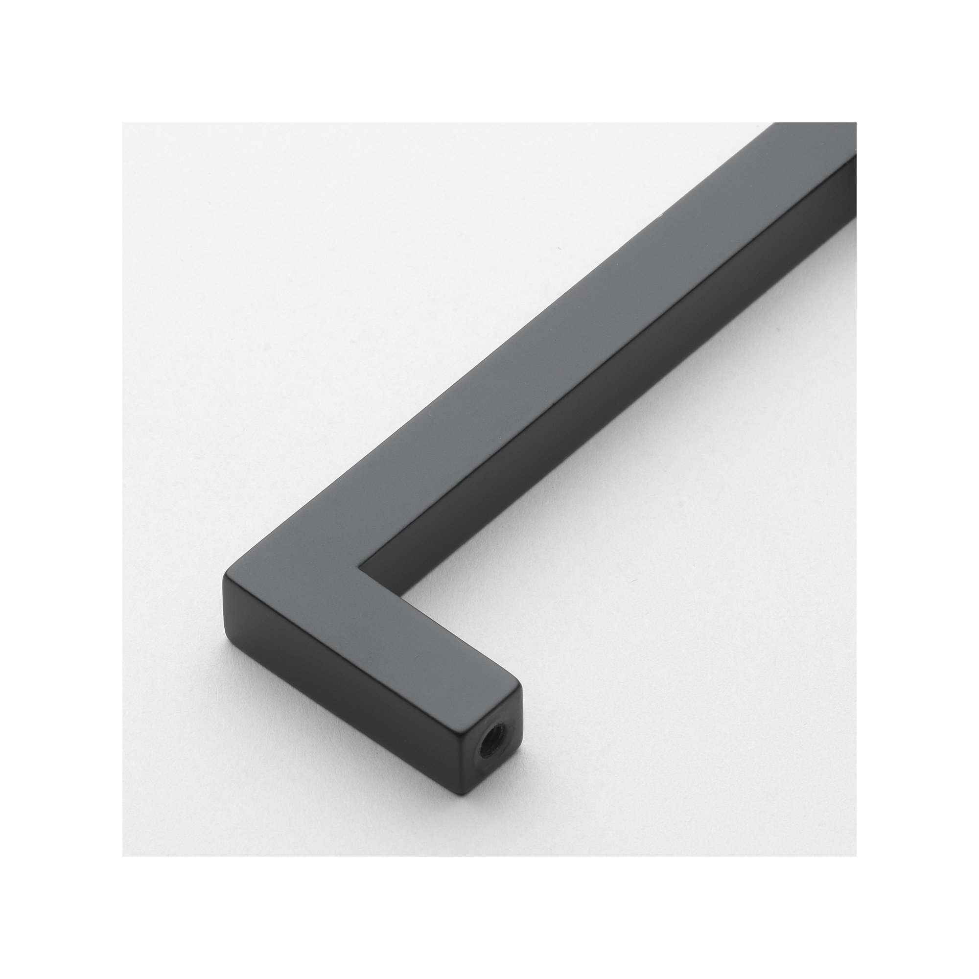 Kingston Collection Solid Square Bar Pull, 12 5/8", Matte Black