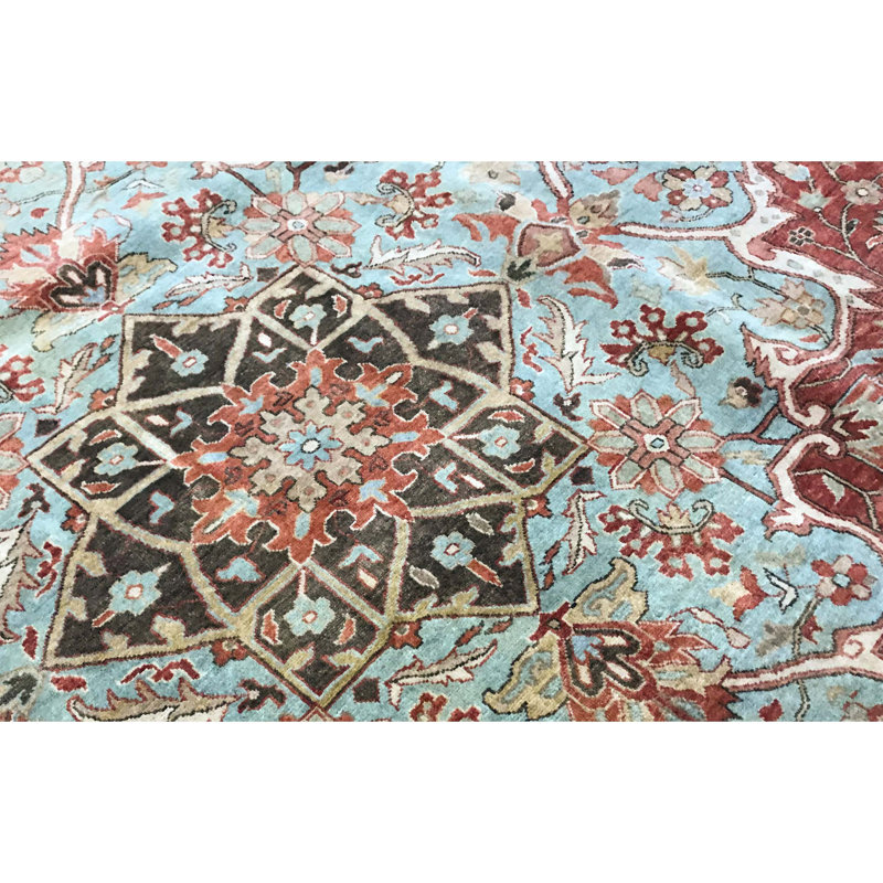 Wool Oriental Area Rug, Rectangle 11'8" x 15'