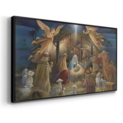 Nativity- Framed Gallery Wrapped Canvas -Ready to Hang