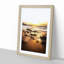 Sunrise at Tenby Beach in Wales in Abstract - Picture Frame Graphic Art Print-55727200-55727212