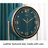 Modern light luxury storage basket floor clock
