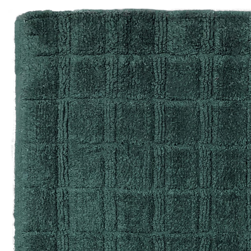 Cotton Bath Mat, Green