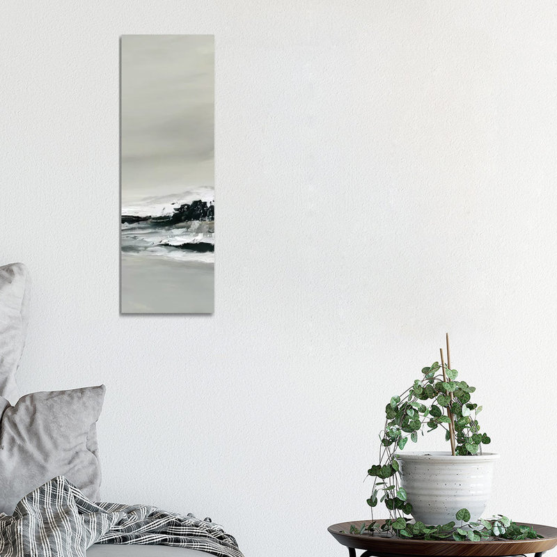 Breakers III by Carol Robinson - Panoramic Print on Canvas, Wrapped Canvas, 30.48 cm H x 91.44 cm W x 1.91 cm D