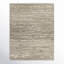 Wool Abstract Area Rug in Gray/Brown-427538150