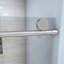Cabine de douche coulissante simple de qualité supérieure l 48 po x H 76 po, chrome