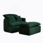 Fauteuil convertible polyvalent avec repose-pieds pour espaces compacts-450155238