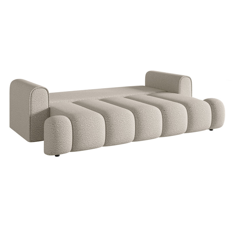Montrelle 3 Seater Fabric Sleeper, Cream Fabric