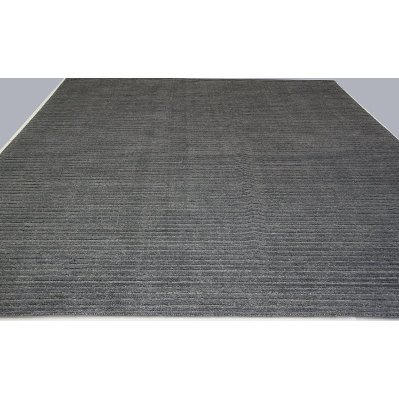 Wool Area Rug in Slate
