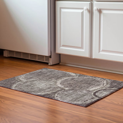 Premium Machine Washable Prisco Chocolate Rug
