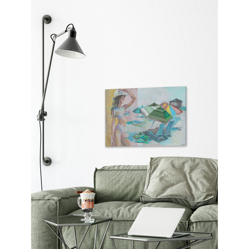 Parvez Taj - Wrapped Canvas Painting, 30cm H x 45cm W