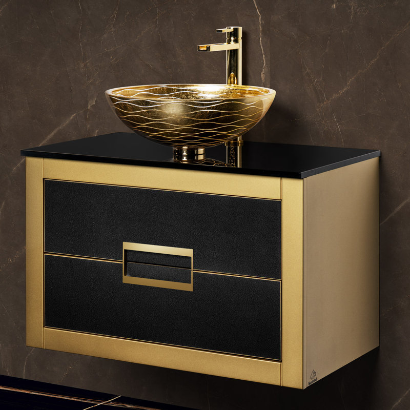 Nova 32'' W Single Vanity, Gold