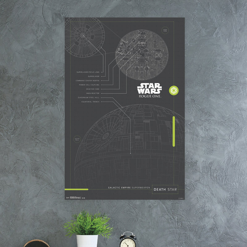 Impression sur papier rogue one-plan