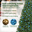 vidaXL Artificial Christmas Tree with 150 LEDs with Stand Green-47736548