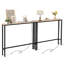 Ensemble de 2 pièces triamine + fer 78,74 po avec table de vestibule Power Strip-527624117