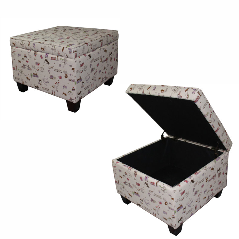 Grand repose-pieds de rangement 18,75 po