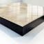 Key cabinet for home, Opens to the right, 30x30x5, Black, Delicate, beige marble patterns, 