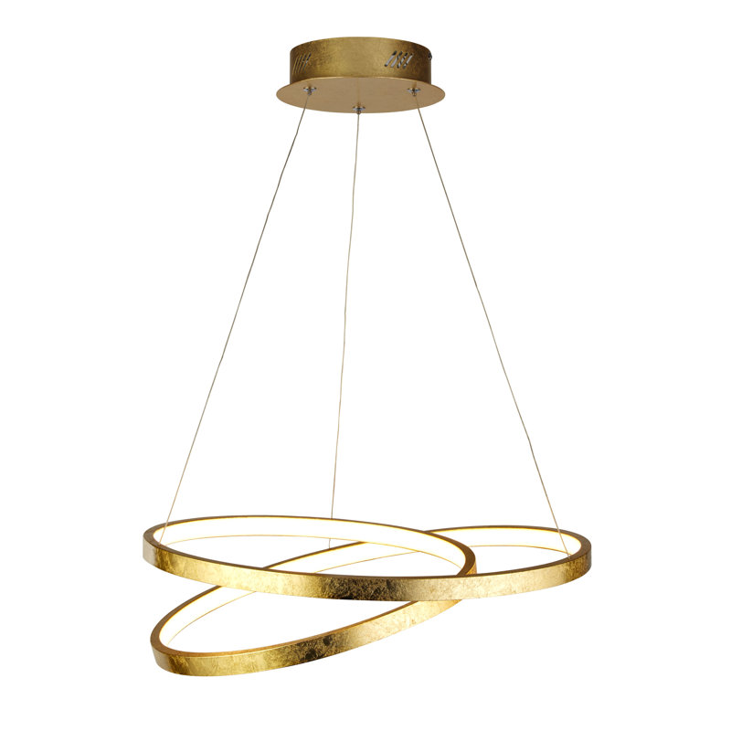 Urbanna 1 - Light Gold LED Geometric Pendant