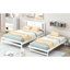 Lit plateforme double avec lit gigogne mobile-121020158