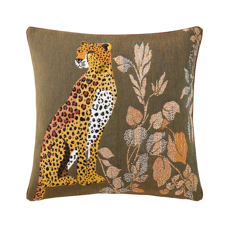 OPHELIA Square Pillow Cover & Insert, Green
